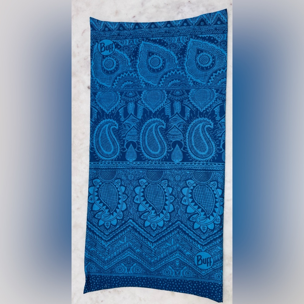 Paisley Blue Buff Multifunctional Neckwear